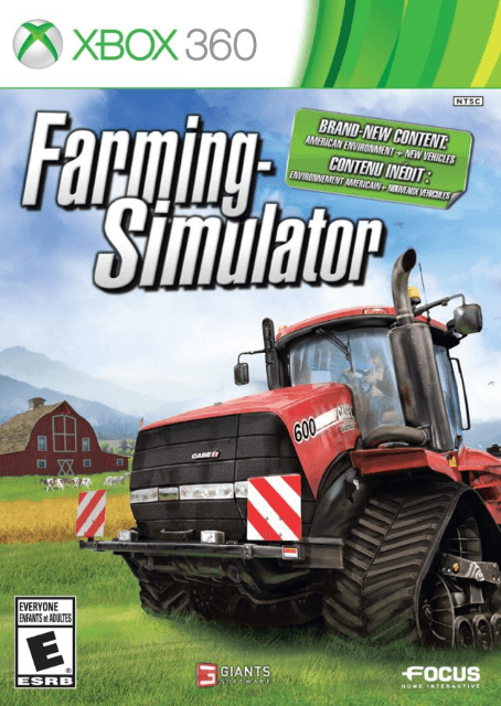 Farming Simulator box art for Xbox 360